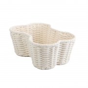 <b>WOVEN COTTON ROPE BASKET DOG TOYS STORAGE</b>
