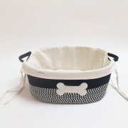<b>Cotton rope machine embroidery storage baskets</b>